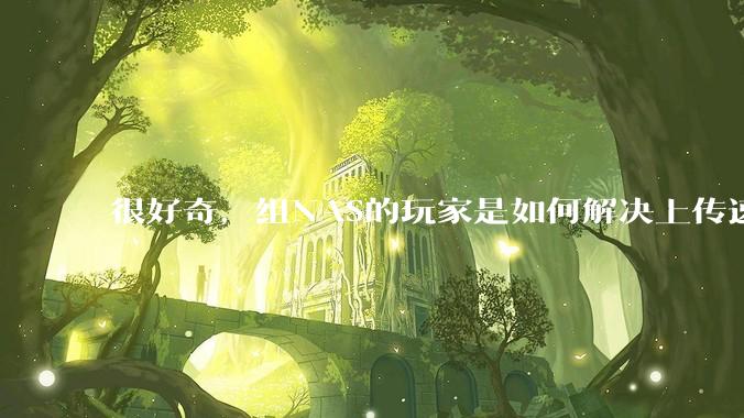 很好奇，组NAS的玩家是如何解决上传速率的问题?