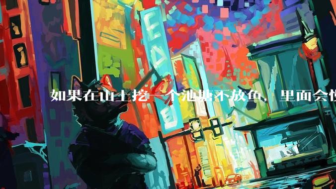 如果在山上挖一个池塘不放鱼，里面会慢慢有鱼吗？